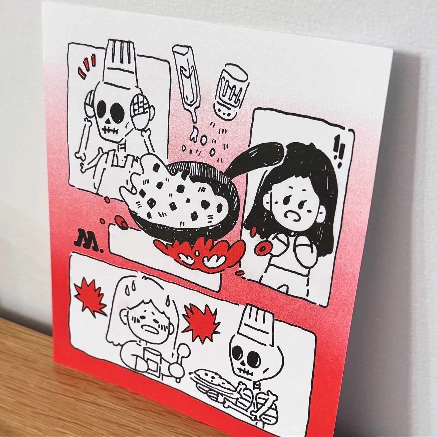 Risograph Print - Too Spicy