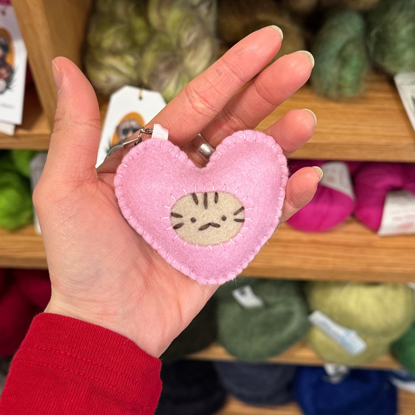 Mini Felt Charm - Heart Nini