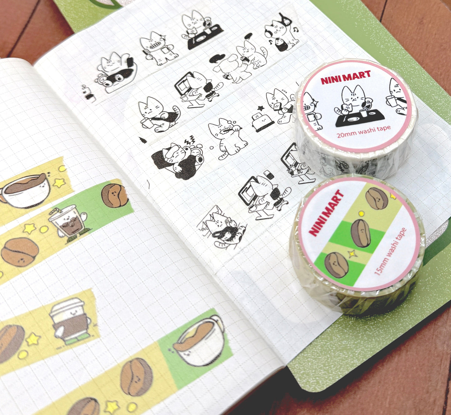 20mm Washi Tape - Nini's 9 to 5