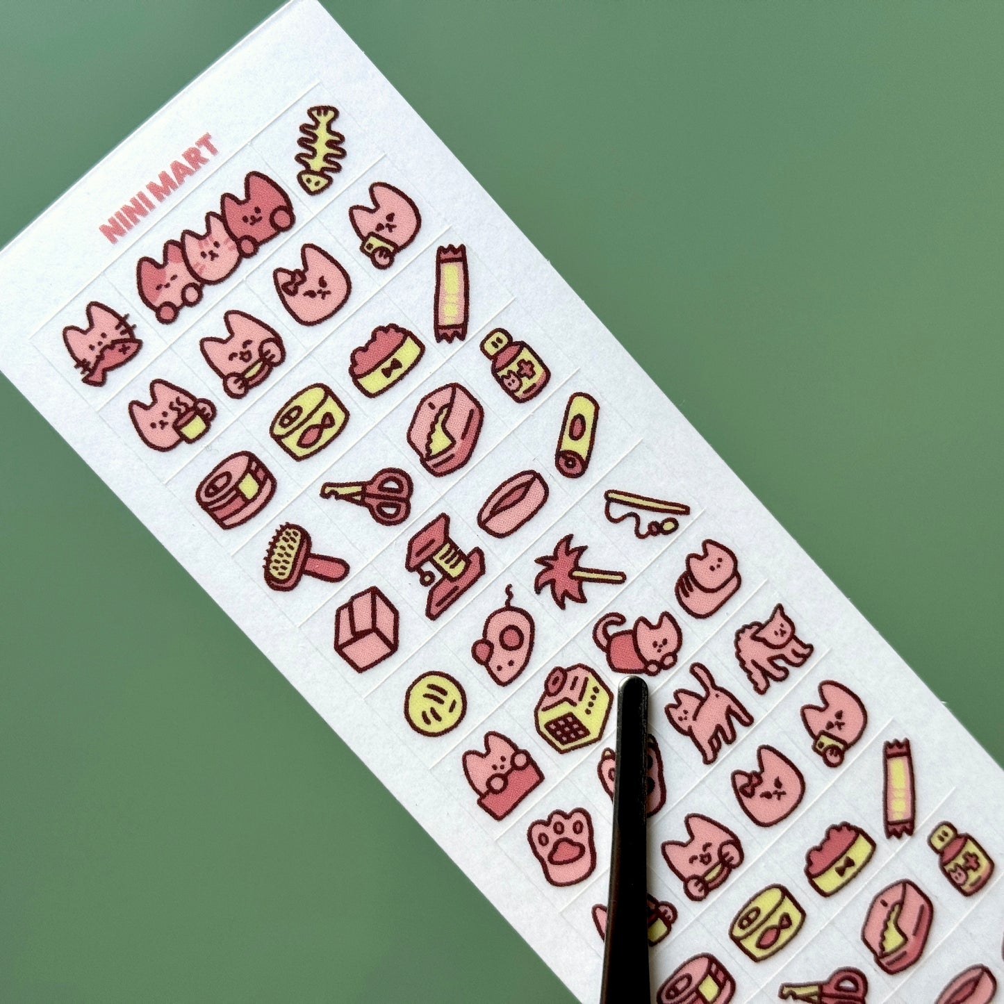 Small Planner Stickers - Cat Life
