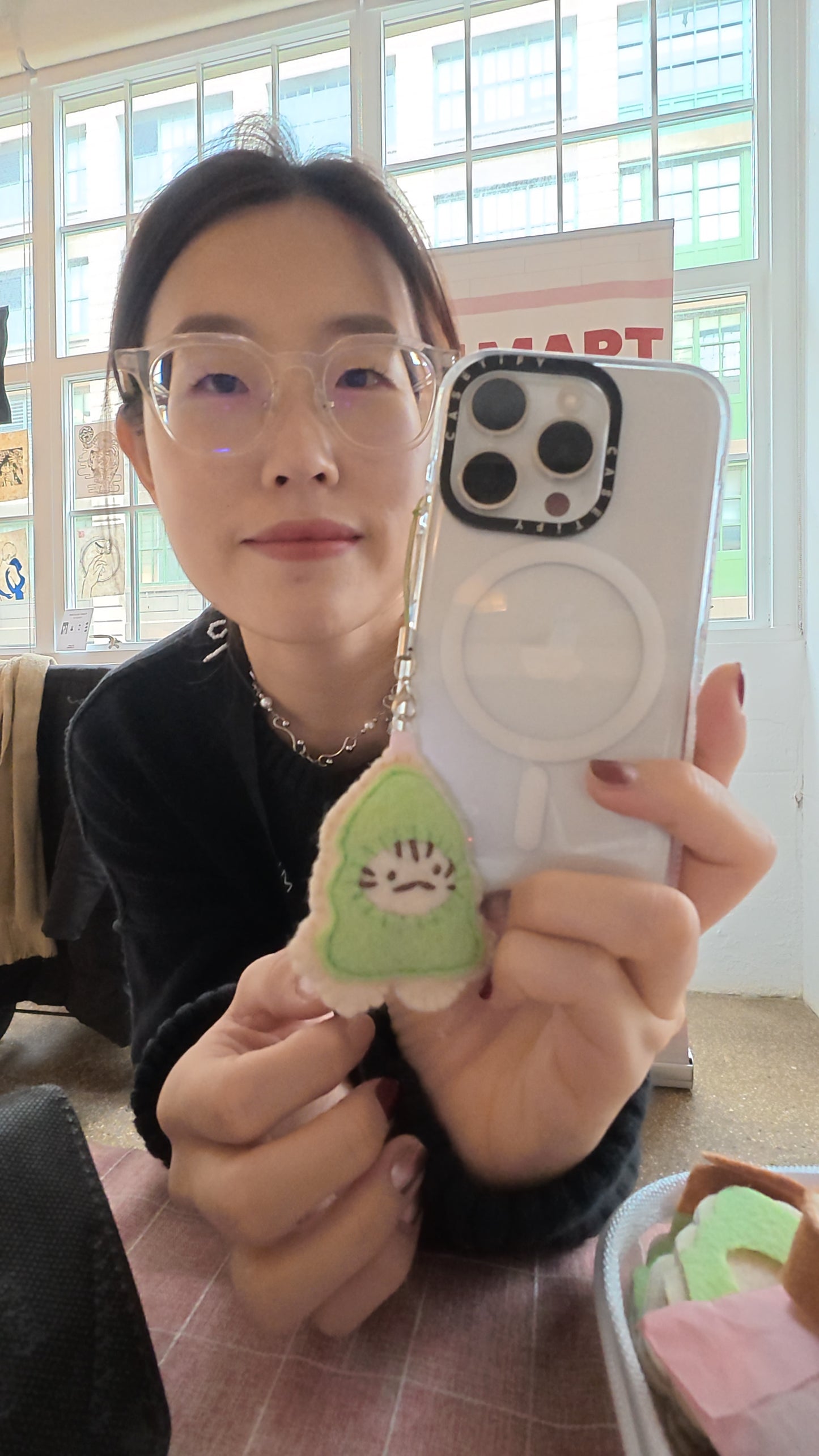 Mini Felt Charm - Sugar Cookie