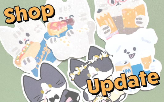 Meet Mumu! New & Restocked Stickers