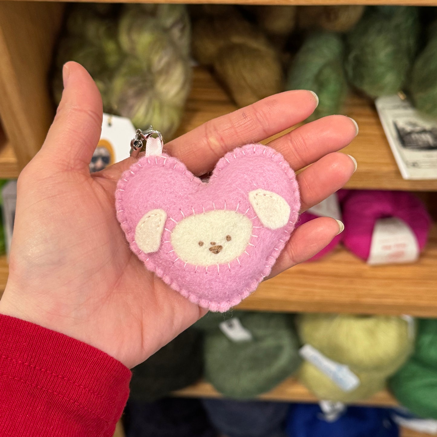 Mini Felt Charm - Heart Tokki