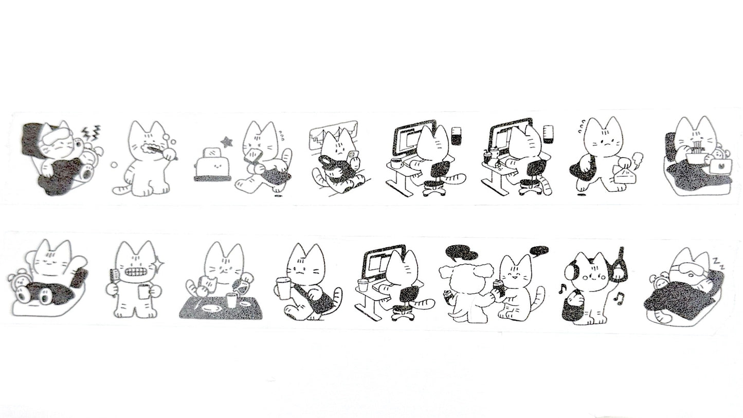 20mm Washi Tape - Nini's 9 to 5