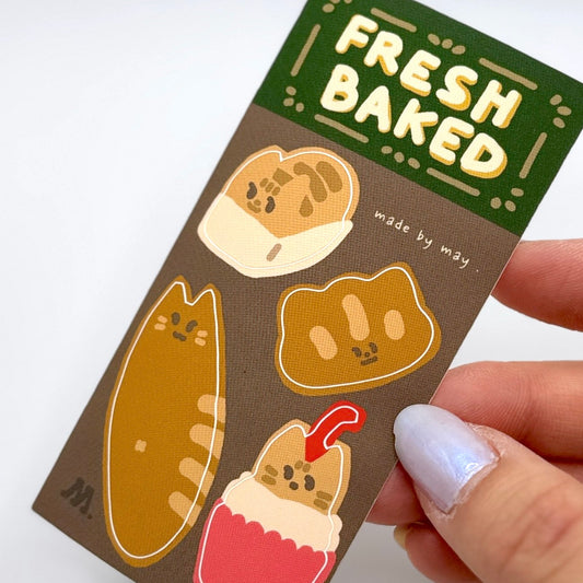 Sticker Sheet Mini - Cat Breads