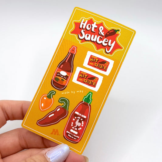 Sticker Sheet Mini - Hot Sauce