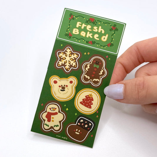 Sticker Sheet Mini - Holiday Cookies