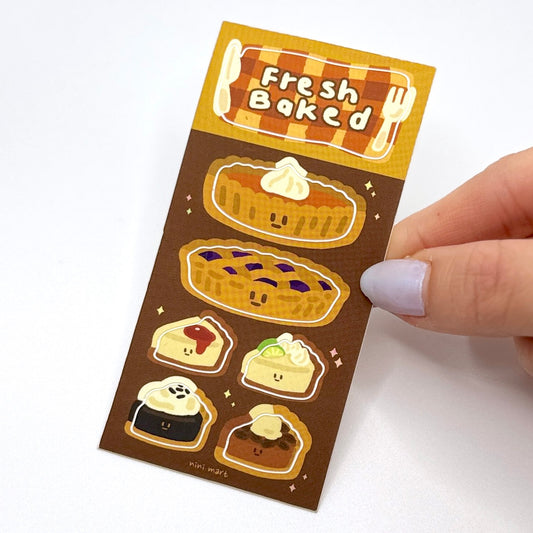 Sticker Sheet Mini - Pies