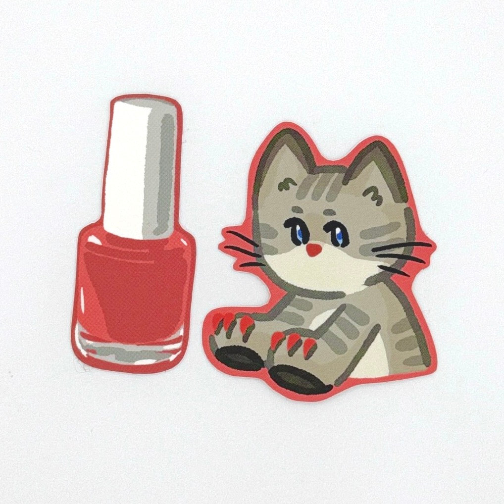 Sticker - Cute Nails! - Pink