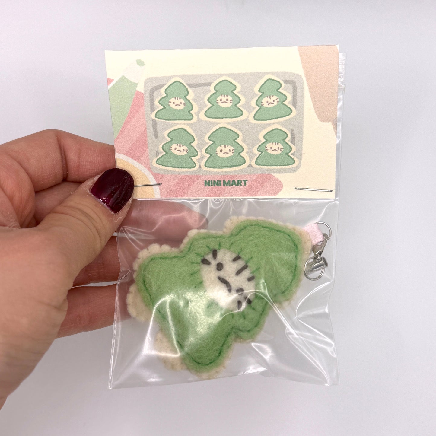 Mini Felt Charm - Sugar Cookie
