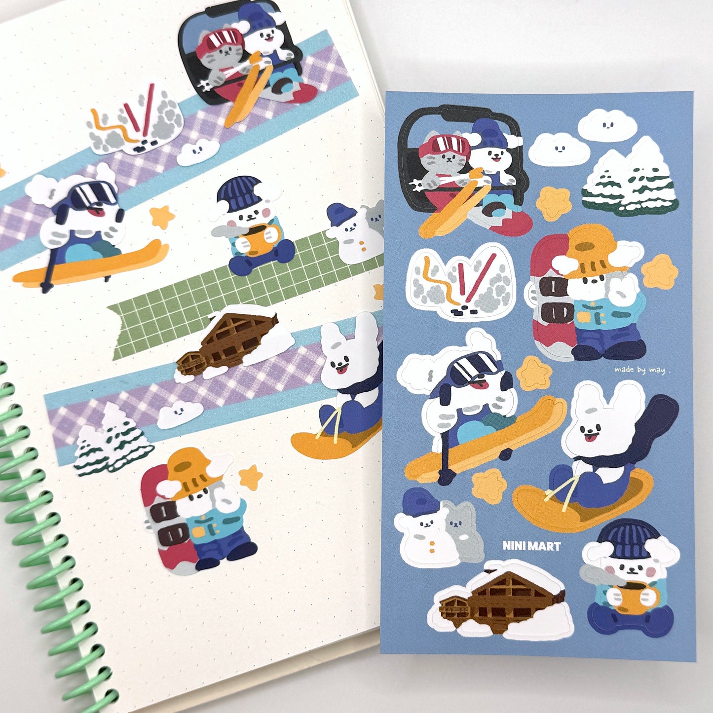 Sticker Sheet - Winter Sports