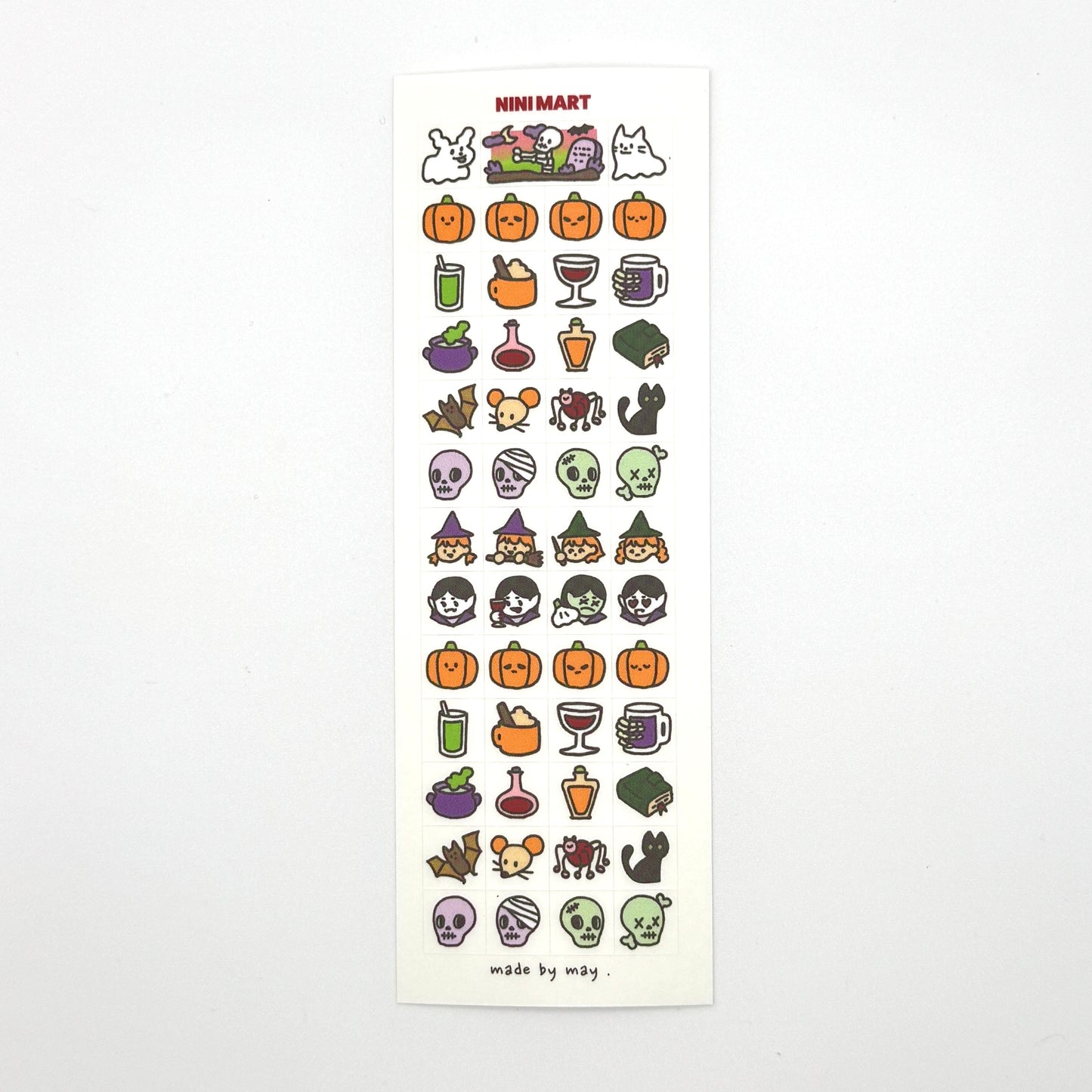 Small Planner Stickers - Spooky Season